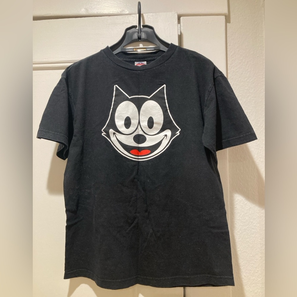 Black Felix the Cat Graphic Tee